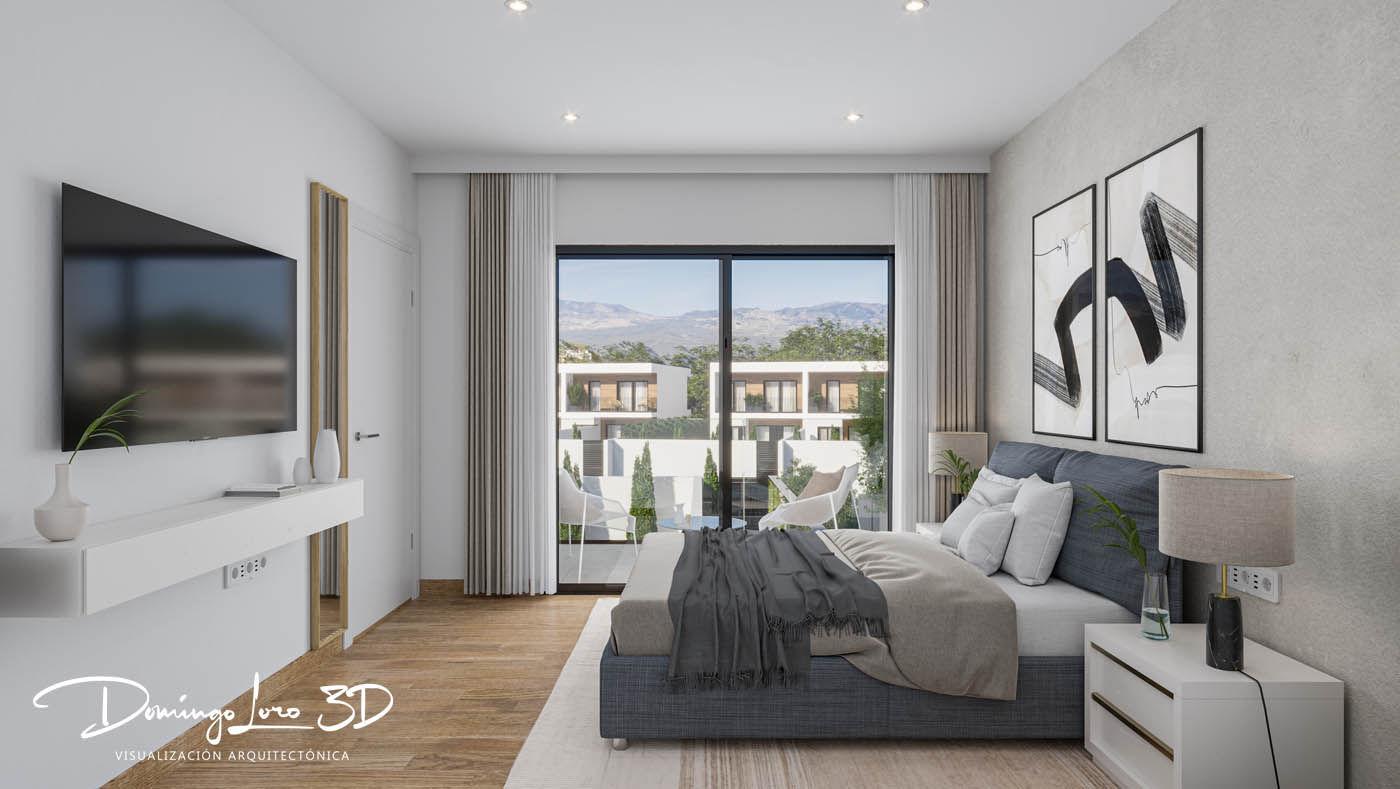 Render 3D fotorrealista
