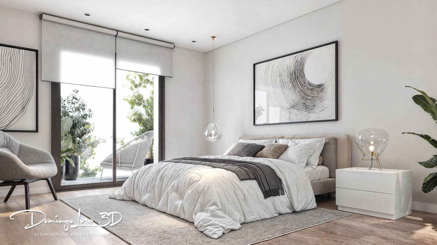 Vista del interior de una vivienda