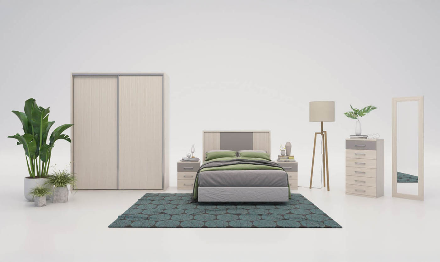Ejemplo de render 3D para muebles