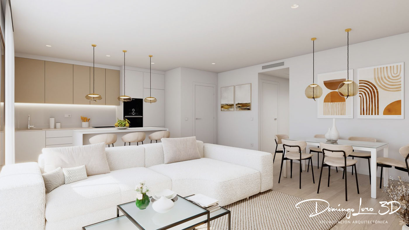 Vista de un espacio interior