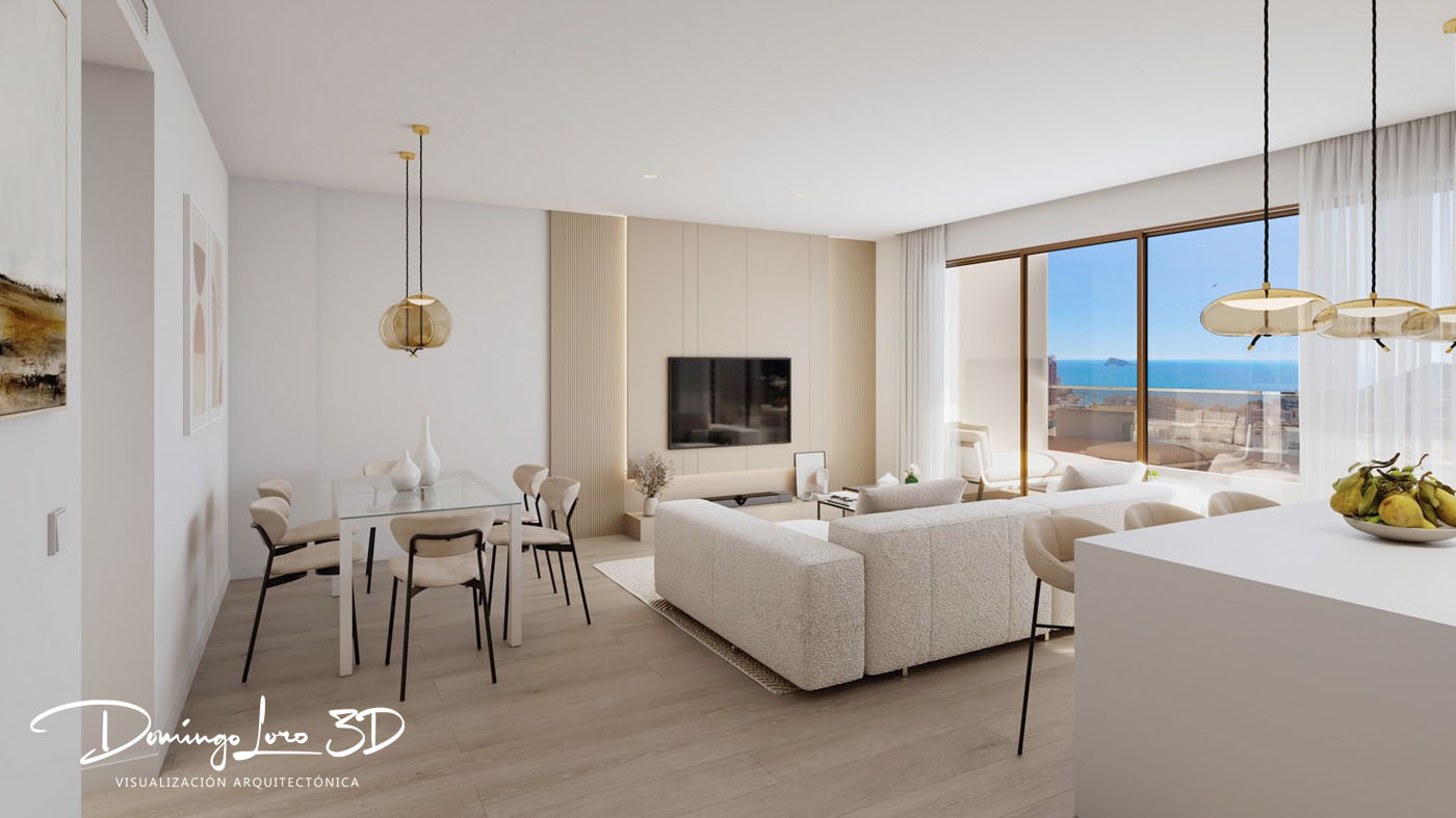 Vista de un espacio interior