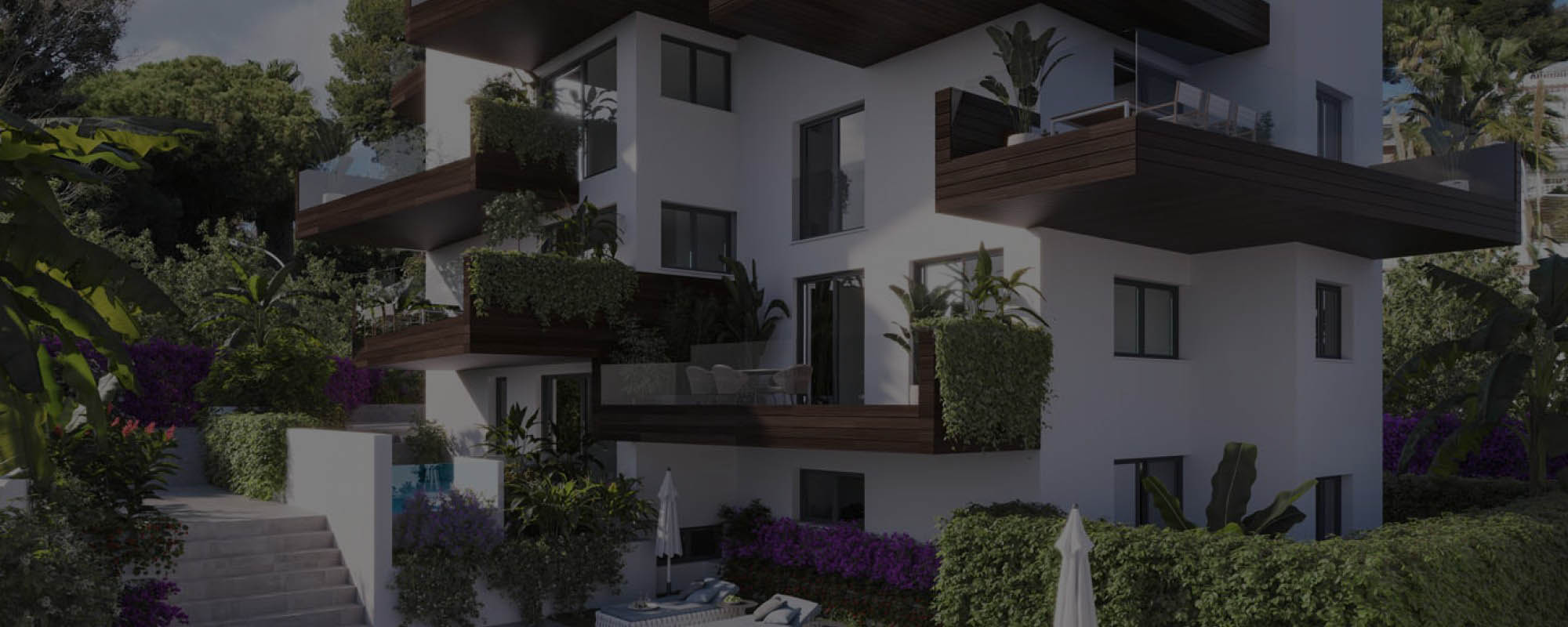 Renders 3D de un edificio residencial en Torremolinos, Málaga