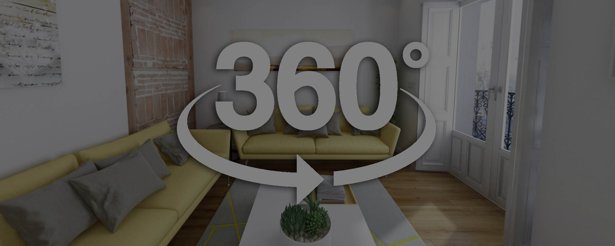 Tour virtual de una vivienda en Madrid con vistas 360º VR